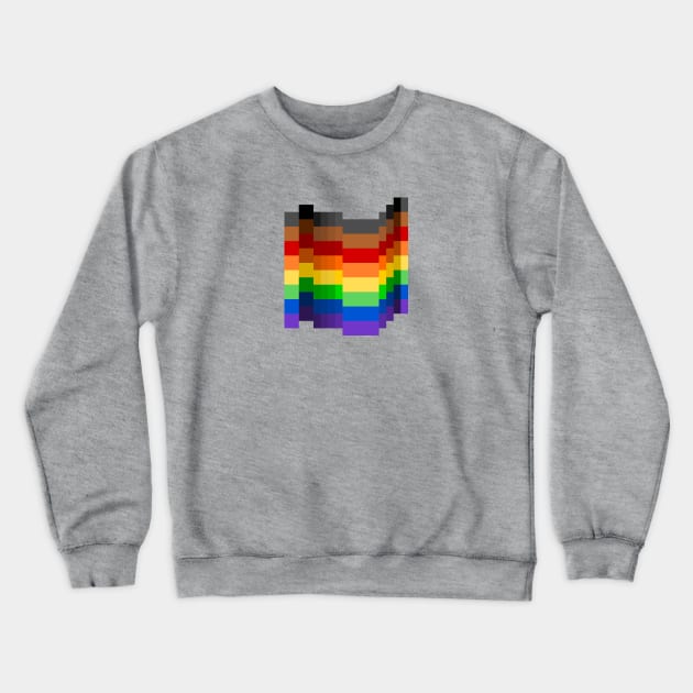 Pixel Pride Crewneck Sweatshirt by traditionation